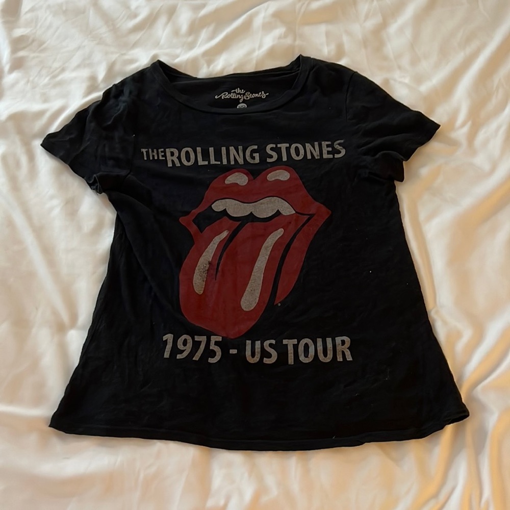 Black Rolling Stones T-Shirt